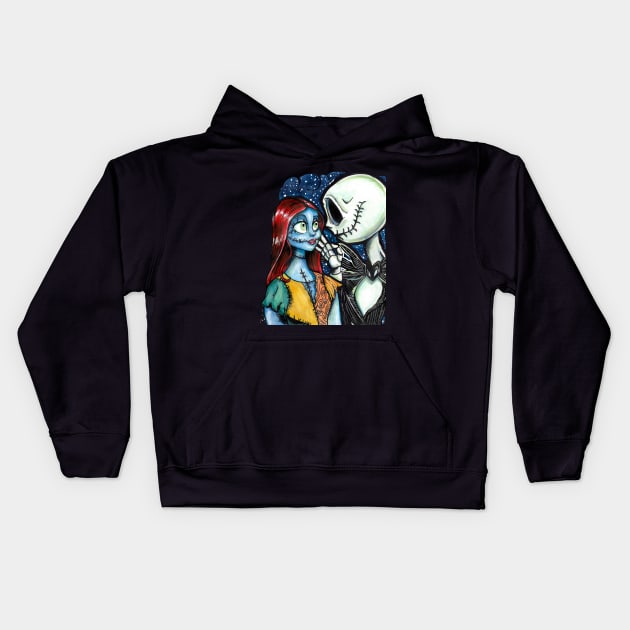 Nightmare Before Christmas Kids Hoodie by SophieScruggs